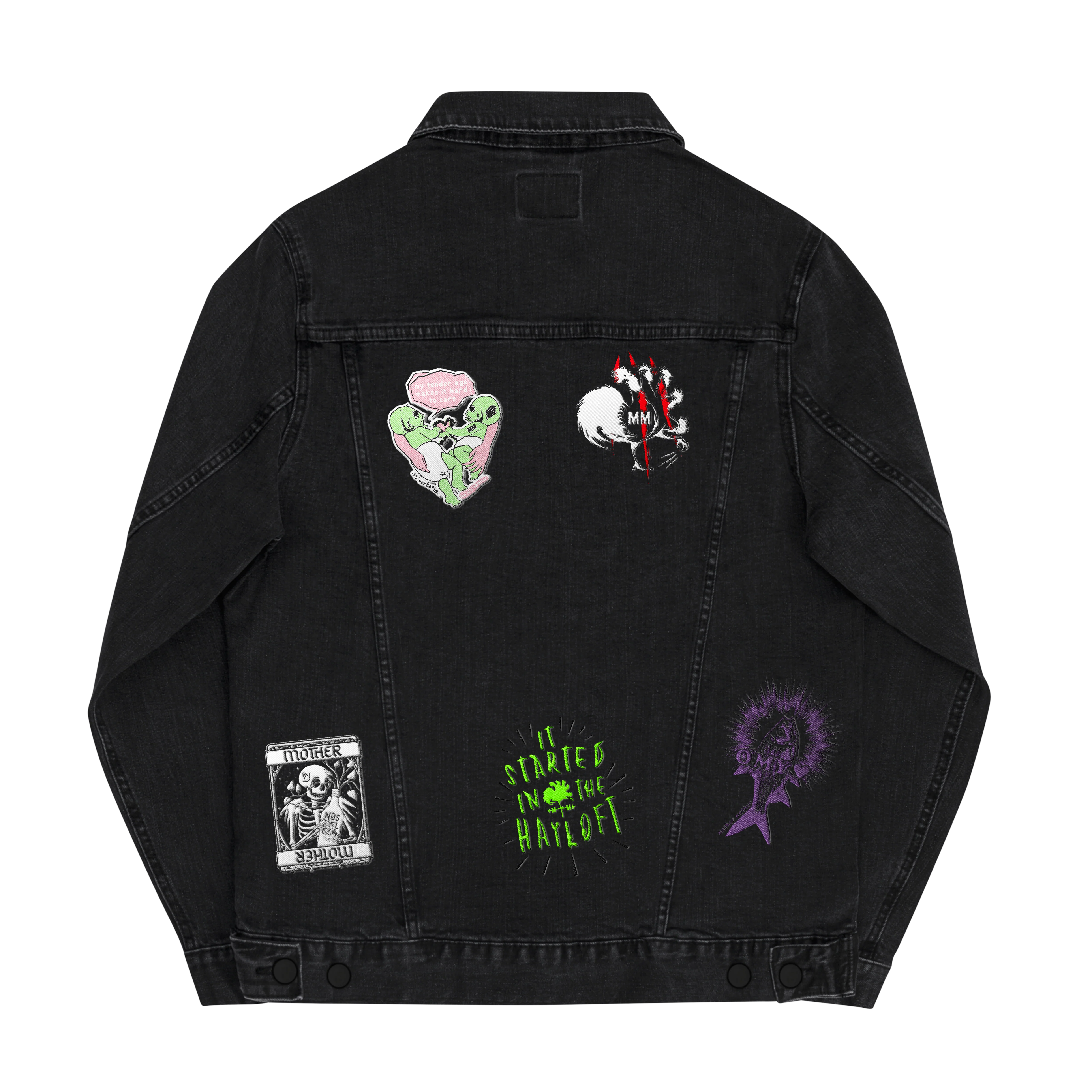 Patch Denim Jacket - Image 3